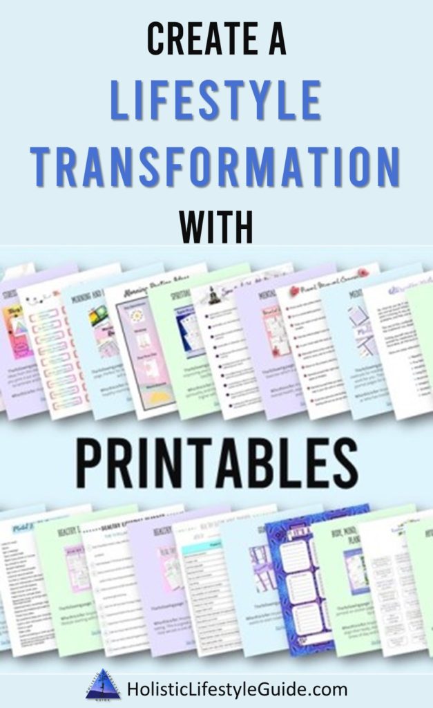 lifestyle transformation with printables