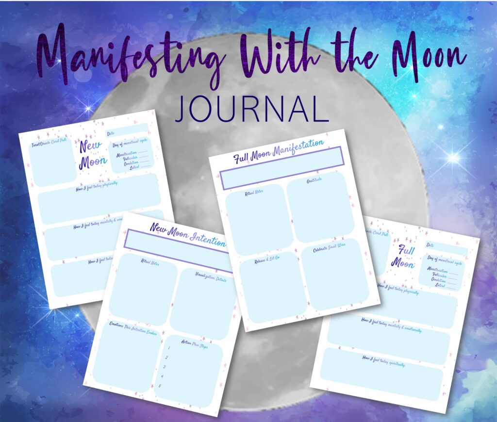 manifesting with the moon journal