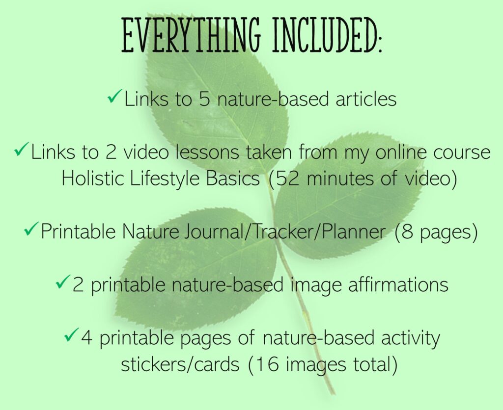 everything included in the nature connection toolkit