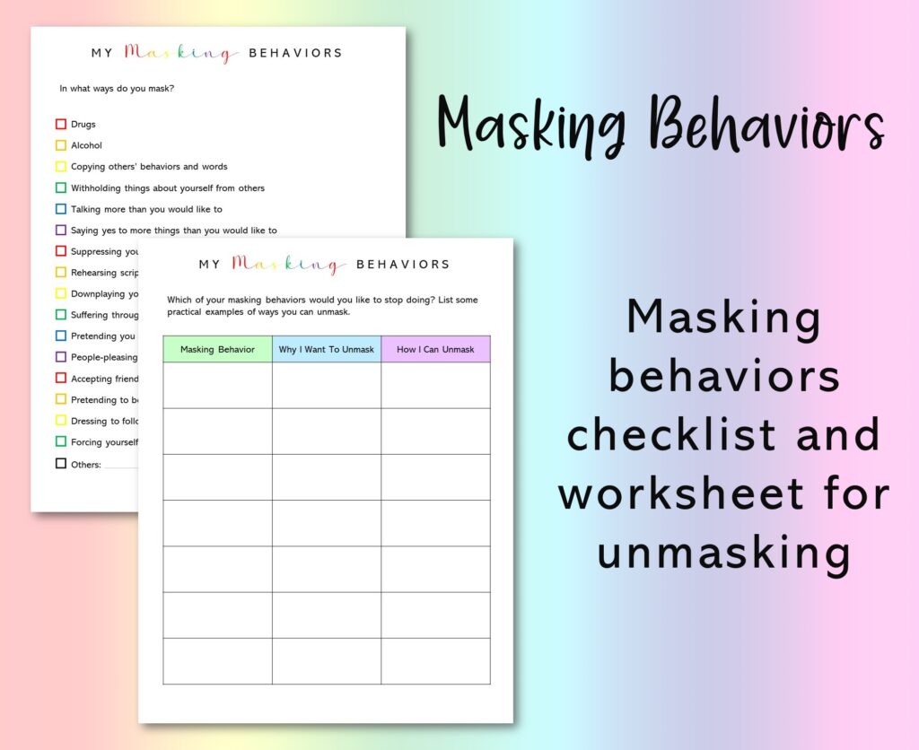 autistic masking behaviors