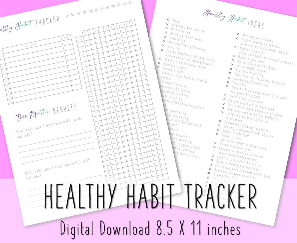 healthy habit tracker