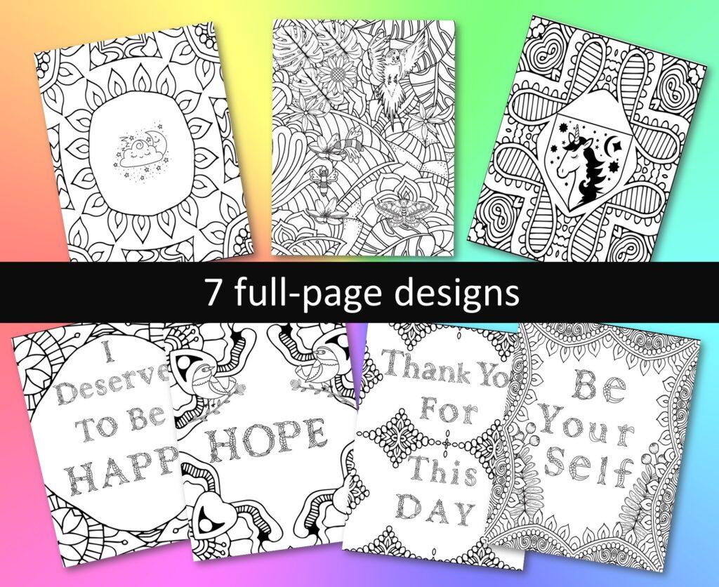 7 full page designs