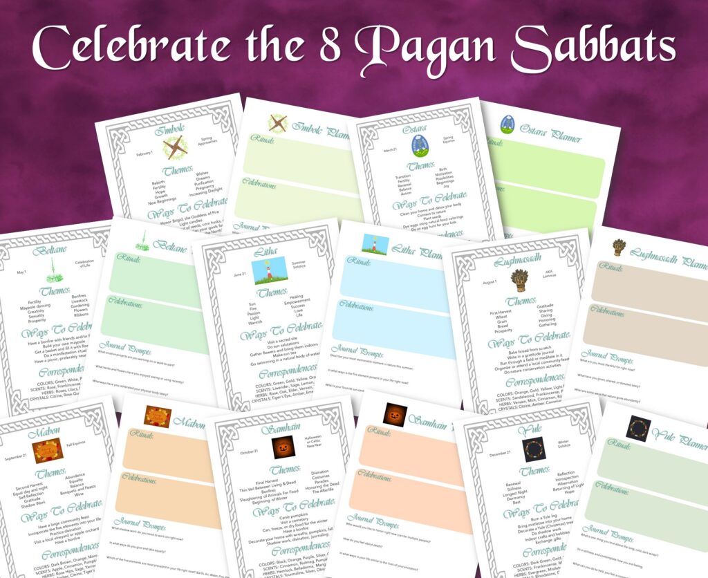 celebrate the 8 pagan sabbats