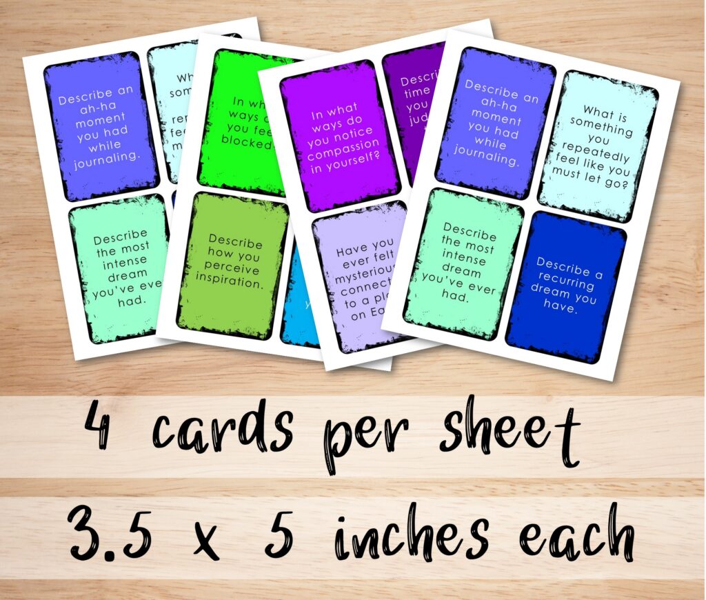 4 cards per sheet