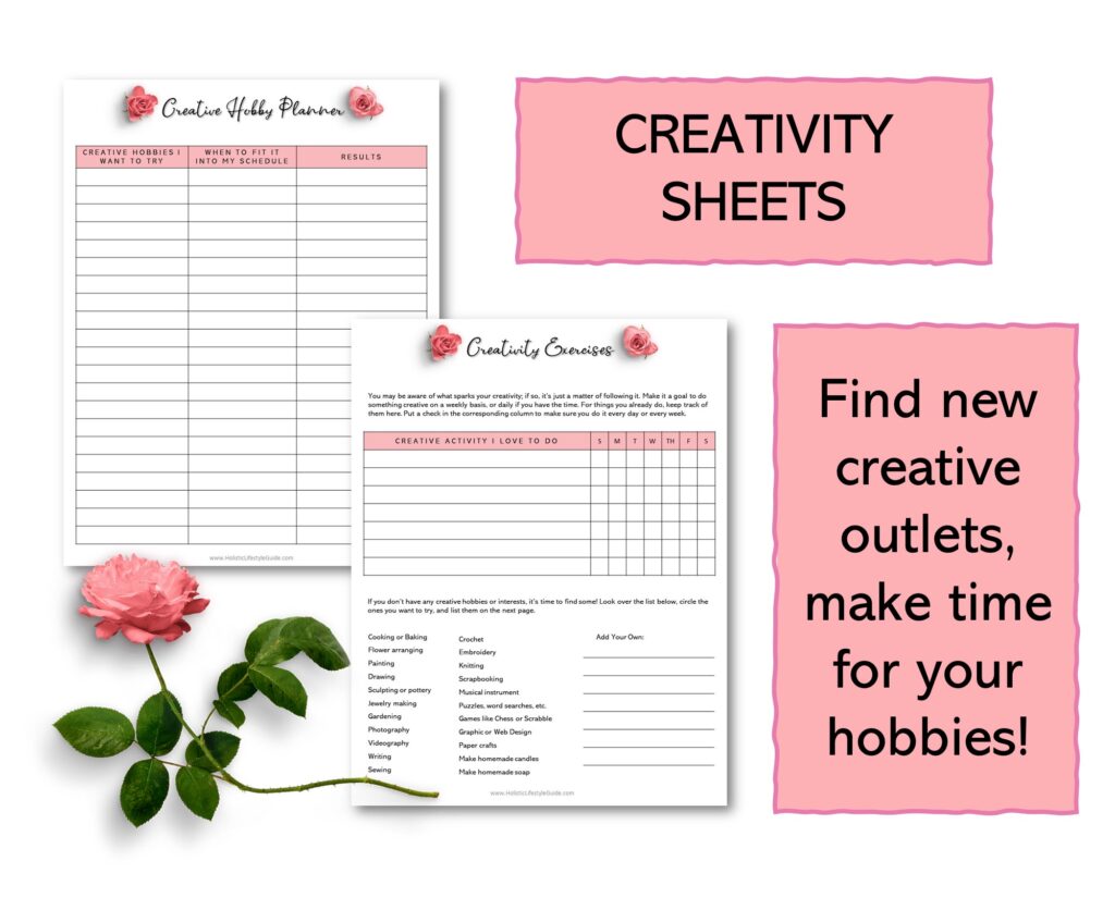 creativity sheets