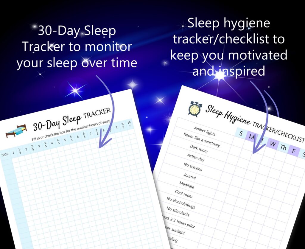 sleep tracker, sleep hygiene checklist