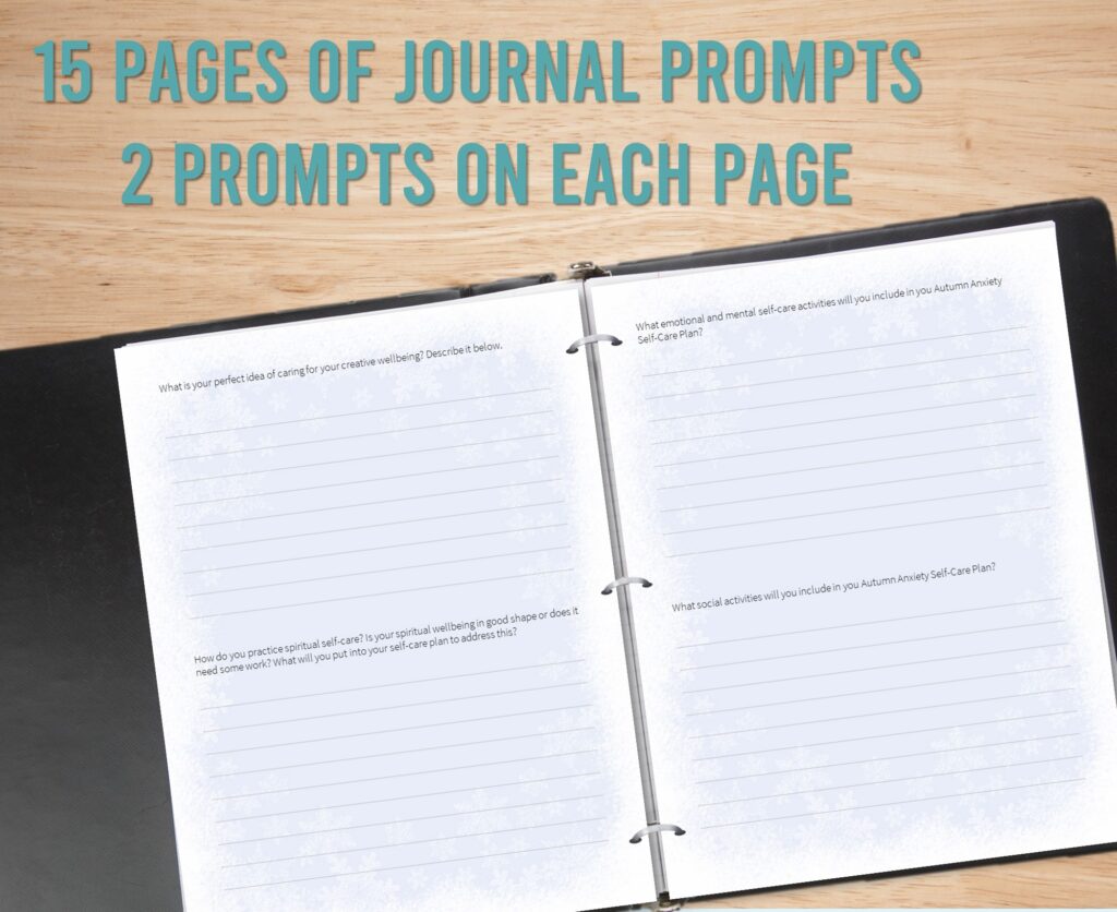 15 pages of journal prompts