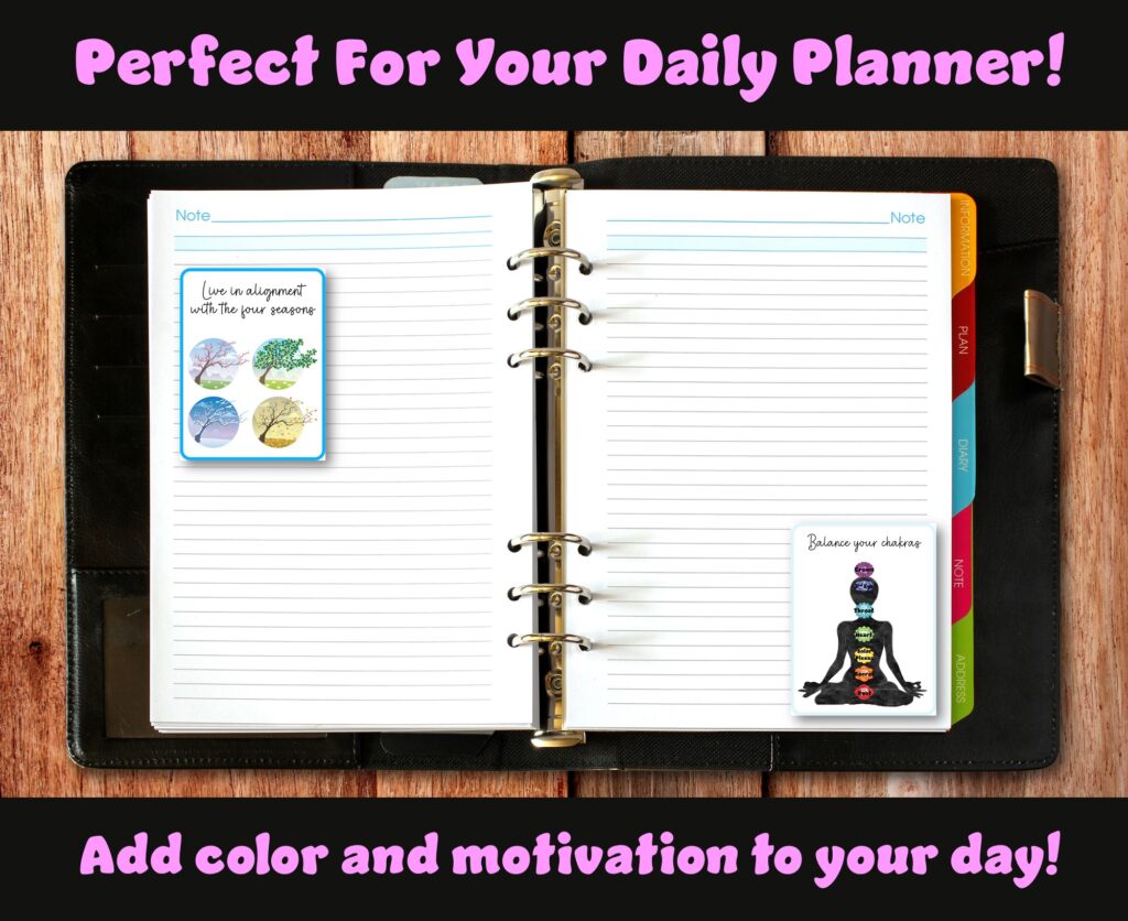 use in your daily planner