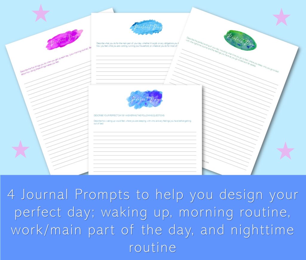 manifestation journal prompts for your perfect day