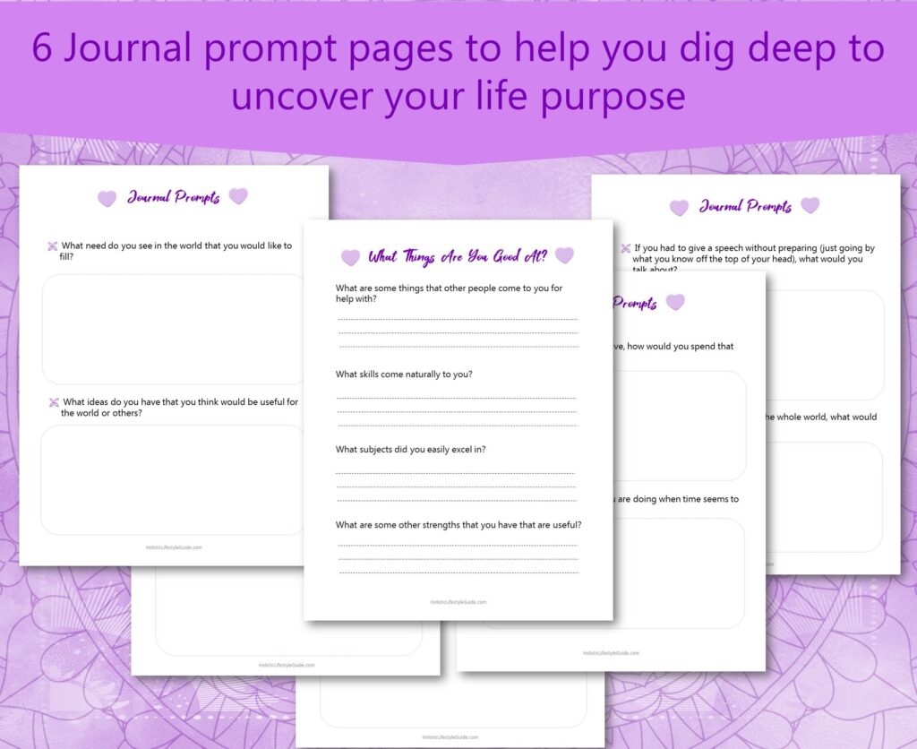 life purpose journal prompts